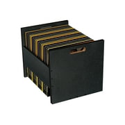 Atlantic Record Crate 50 - Media storage - MDF - black - 50 x vinyl record