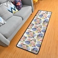thumbnail image 3 of SKYSONIC 2'X6' Spring Rose Flowers Runner Rug with Rubber Backing, Summer Hydrangea Non Slip Entryway Rug Runner Washable Soft Area Rug Carpet for Hallway Bedroom Kitchen Decor, 3 of 6