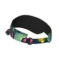 thumbnail image 3 of Daiia Watercolor Cactuses Pattern Sport Sun Visor Hats Visor Cap Adjustable Empty Top Baseball Cap Cotton Ball Caps for Women and Men, 3 of 8