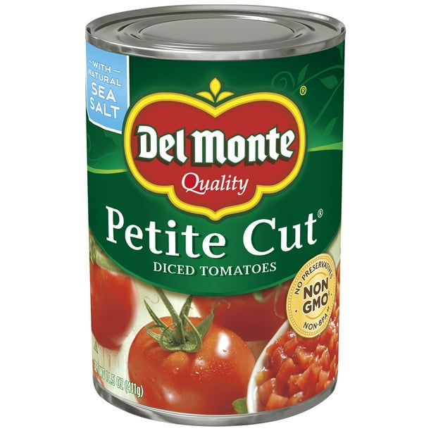 Del Monte Petite Cut Diced Tomatoes, 14.5 Oz