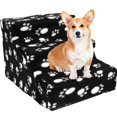 thumbnail image 2 of Dog Stairs for Small Dogs 3-Step Doggy Ladder for Couch High Bed Removable Pet Steps Machine Washable Pet Stairs for Dogs Cats, 2 of 6