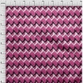 thumbnail image 3 of oneOone Viscose Jersey Fabric Chevron Geometric Printed Fabric 1 Yard 60 Inch Wide, 3 of 5