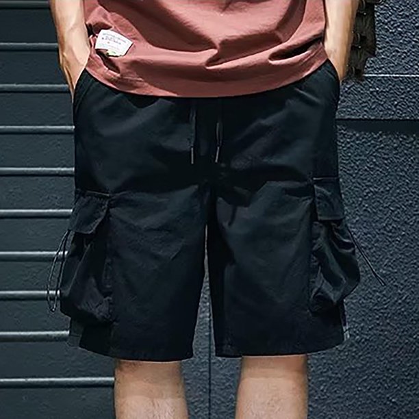 WILLBEST Pantalones Cortos Deportivos de Verano para Hombre, Finos, Holgados, de Talla Grande, Informales, de Trabajo, para Playa