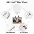 thumbnail image 5 of Kdxio Cute Bulldogs Apply File Tote Document Bag Business Briefcase Bag Document Organizer Tote Briefcase for Letter A4 Files Business Teacher Office Bag, 5 of 8