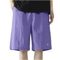 thumbnail image 2 of ZRGHAOYLQ Solid Color Cargo Shorts Men Big and Tall Plus Size Shorts Lounge Athletic Short Pants Outdoor Camping Cargo Shorts, 2 of 6