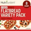 Nutrisystem® Frozen Flatbread Variety Pack, 8ct, Guilt-Free Dinners to Support Healthy Weight Loss