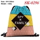 thumbnail image 2 of SPY × FAMILY Twilight Anya Forger De Dibujos Animados Color Casual Lona Cordón Bolsa De Estudiante Bolsillo La Compra huangjie unisex, 2 of 2