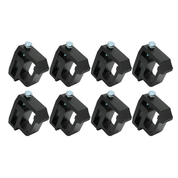 Truck Bed Clamps, Heavy Duty Design High Strength 16Pcs Black Truck  Clamps  For Pickup Ladder Rack Canopy Black