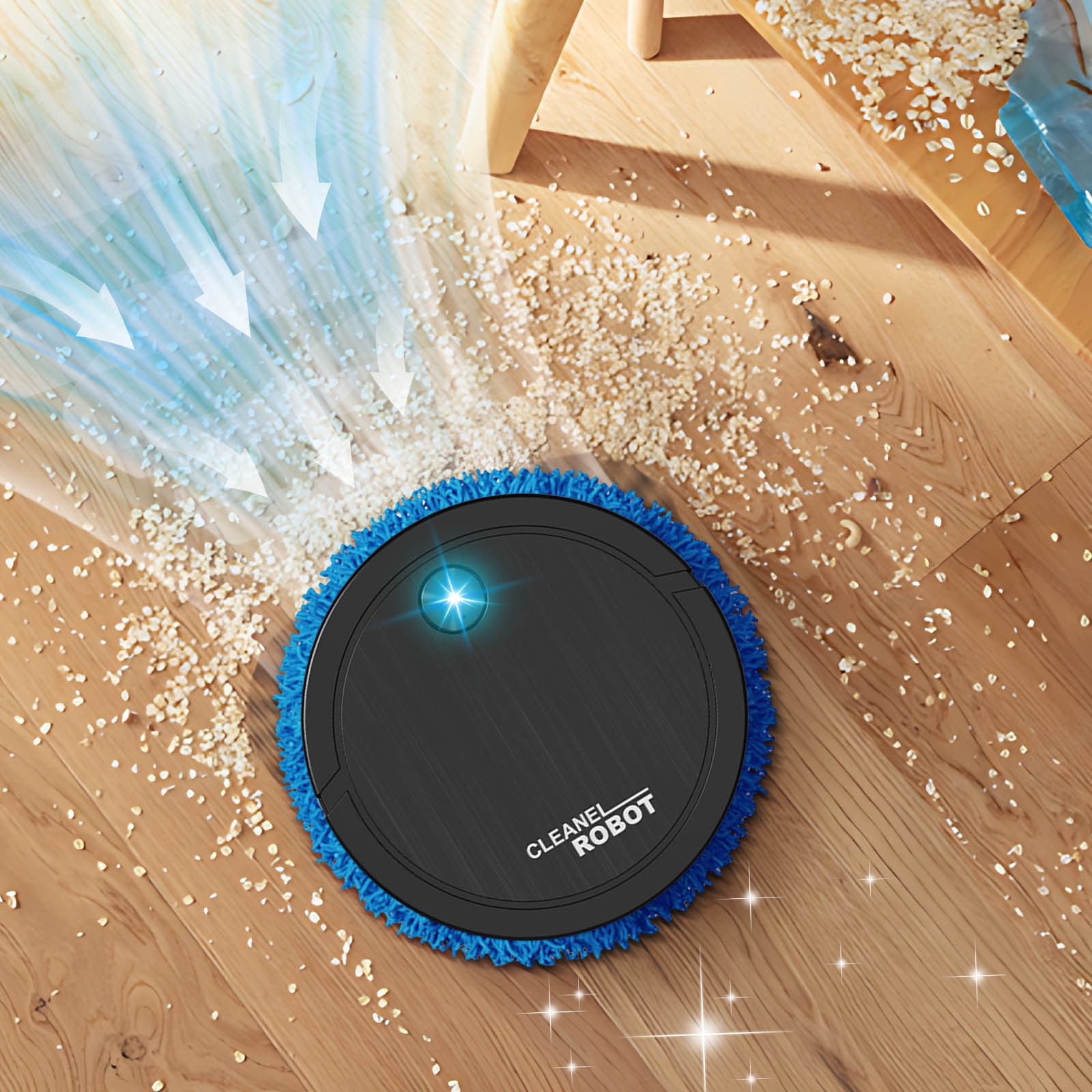 Byujiro Automatic Quiet Robot Vacuum Cleaner Wet & Dry Dual-Use Compact Vacuum Cleaner Home Appliances