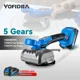 thumbnail image 2 of Yofidra - Máquina para alicatar baldosas eléctrica de alta capacidad de carga de 150 kg, herramienta para nivelar pisos y colocar paredes con 5 velocidades para batería Makita de 18 V, 2 of 5