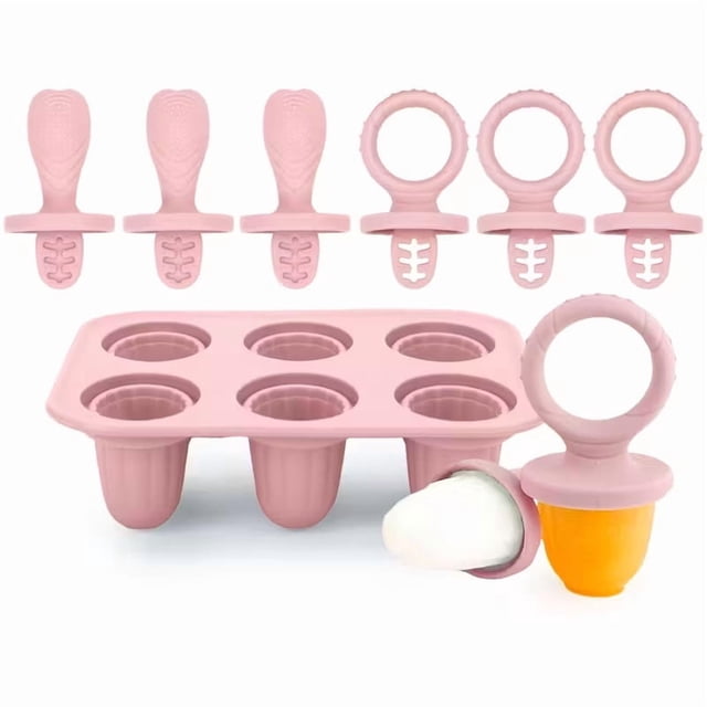 Bandeja for paletas for bebés con 6 compartimentos: ideal for postres caseros con leche, fórmula y jugos