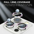 thumbnail image 3 of HAHDAXIA [3+1] for iPhone 14 Pro Max/iPhone 14 Pro Camera Lens Protector, 9H Tempered Glass [Anti Scrach] Metal Individual Ring Camera Screen Protector Cover for iPhone 14 Pro/Pro Max,Colorfu, 3 of 7