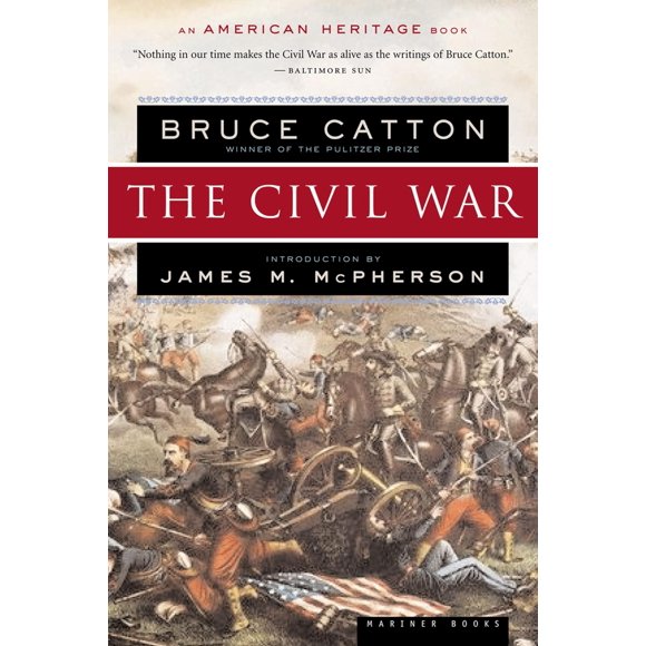 Libro The Civil War American Heritage Books Mariner Edicion Reprint Ingles 400 Paginas