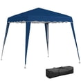 thumbnail image 1 of Outsunny 8' x 8' Pop Up Canopy Foldable Outdoor Canopy Tent w/ Bag, Blue, 1 of 10