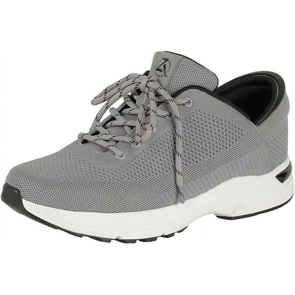 Zeba Men's Hands Free Slip-On Walking Shoes (Stone Gray, 11 X-Wide)