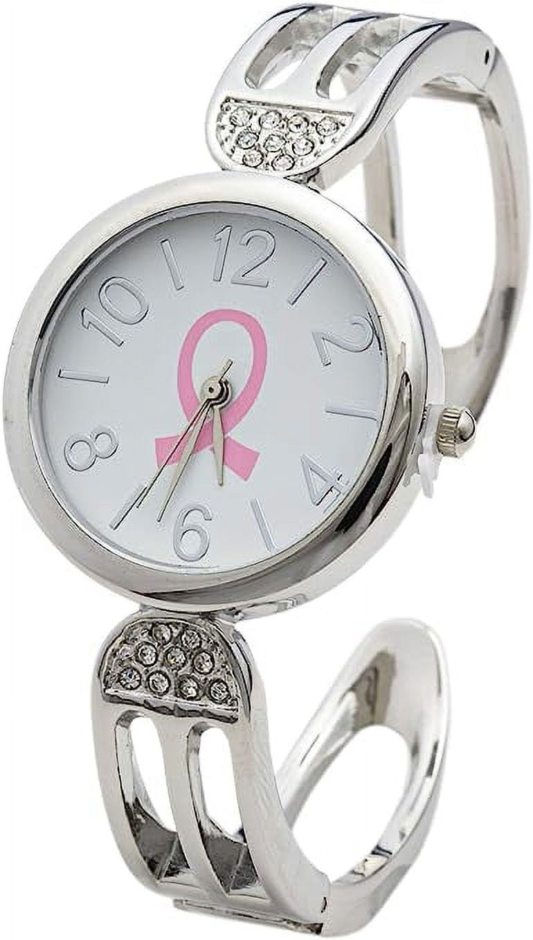 Stuhrling New, breast cancer awareness watch! Breast Cancer Awareness HD Apple Watch Band | eBay main image 2