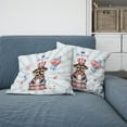thumbnail image 2 of Happy 4th of July Patriotic Brussels Griffon Marching Band Uniform Balloons Fireworks Pillow Cushion Double Sided Griff Dog Lover Throw Pillow - 13009, 2 of 4
