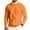 Orange, variant on LTTVQM Mens Crew Neck Sweaters Long Sleeve Lightweight Knit Dress Pullover Sweaters Khaki L