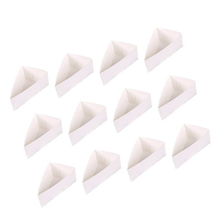 MEIBUTYUP Simple Style Cake Serving Boxes White Paper 20Pcs