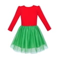 thumbnail image 3 of Girls Dress Christmas Reindeer Jingle Bell Long Sleeve 7 Years, 3 of 7