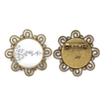 thumbnail image 1 of Musica notas blanco trenzado negro Broche de flores, regalo de joyería para mujeres y niñas Unbranded M, 1 of 3