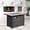 Brown,Wicker, variant on Ovios 54 Inch Propane Fire Pit CSA-Listed Outdoor Fire Pit Table, 50,000 BTU Steel Gas Fire Pits for Outside with Lid and Lava Rock on Patio Deck Garden Backyard