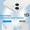 thumbnail image 2 of JETech Ultra Slim (0.35mm Thin) Case for iPhone 13, 6.1-Inch, Camera Lens Cover Full Protection, Lightweight, Matte Finish PP Hard Minimalist Case, Support Wireless Charging (White), 2 of 6