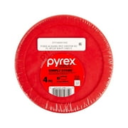 Pyrex Simply Store 4C Glass Food Storage and Baking Container, Set of 2 with Lids