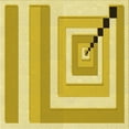 thumbnail image 1 of Ahgly Company Indoor Square Patterned Orange Gold Area Rugs, 6' Square, 1 of 6