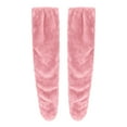thumbnail image 4 of Rciityk Fuzzy Thigh High Socks for Women Winter Over Knee Plush Warm Sleeping Socks Long Knee High Socks New Year Gift, 4 of 8