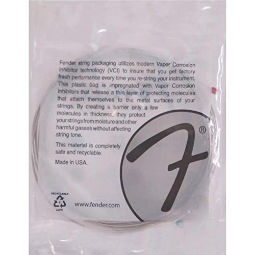 Fender 7250 Nickel-Plated Steel Roundwound V Bass Guitar Strings - 45-125