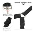 thumbnail image 2 of Cinturón de Seguridad Doble para Perros de Nylon de Unique Bargains, Resistencia de Cabezal de Auto para Mascotas, Color Negro, 2 of 6