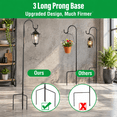 33 Inch 6 Pack Adjustable Shepherd Hooks Metal - Walmart.com