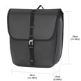 thumbnail image 3 of Hearth & Gear Bike Storage 600D Quick Release Luggage Pouch Coated Rear Bike For Commuting And Travel Bike Pannier 20L 600D Rack With Quick Release Coated Rear Bike For Commuting Rear Bike Rack for, 3 of 7