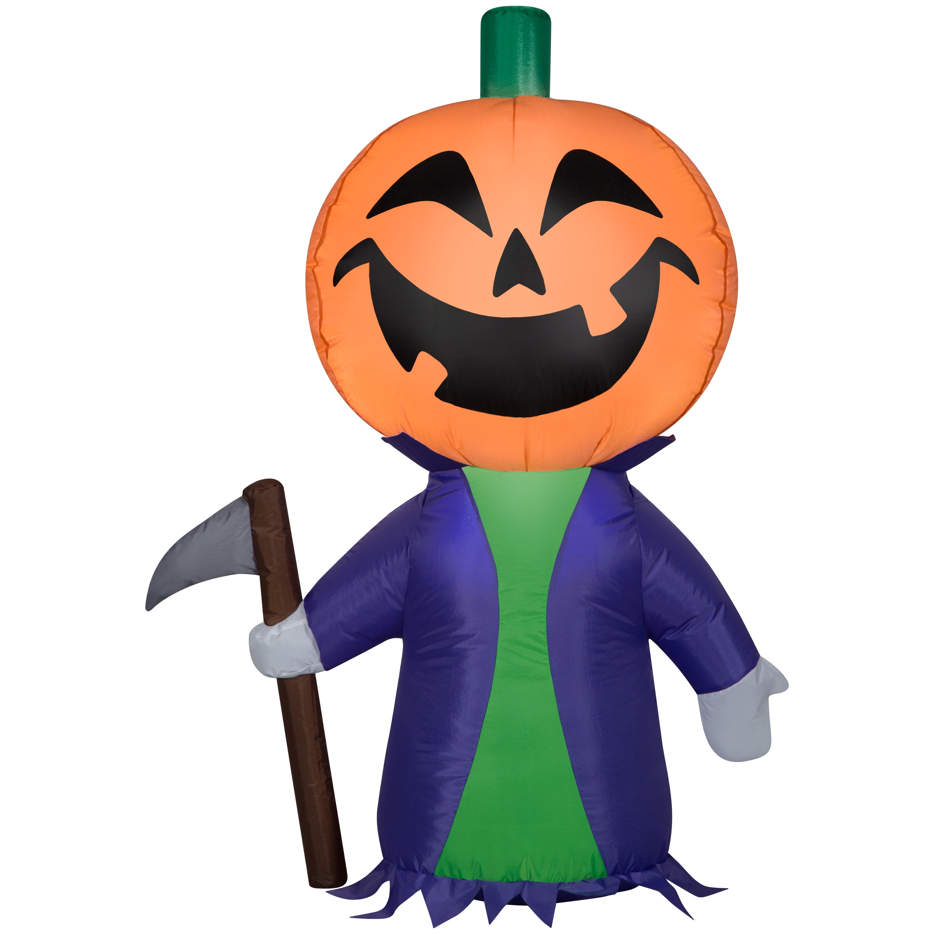 Airblown Inflatables Purple Pumpkin Reaper, 4' - Walmart.com