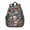 Skull and Flower-1, variant on Skull and Flower Gothic Pattern Backpack for School, Cute School Bag with Adjustable Shoulder Straps and Padded Back, 15"x11.42"x5.5"