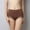 Brown, variant on HUPOM Women Boxers Underwear Panties High Waist Casual None Seamless Waistband Black L