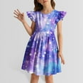 thumbnail image 2 of Girls Fashion Dresses Girl Dresses Size 6-7 Girls Summer Dresses Floral Print Casual Sleeveless Dress for Toddler Kids Age 3 10 Playground School Outdoor Daily Wear Comfortable Breathable Outfit, 2 of 4