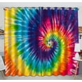 thumbnail image 1 of EREHome Abstrait Tourbillon Conception Cravate Colorant Occultant Fenêtre Rideau Draperie Panneaux 52x84 Pouces un peal Deux Pièces, 1 of 1