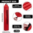 thumbnail image 3 of 2Pcs Folding Camp Chair Bag Red Beach Chairs Replacement Foldable Carrying Bags 35.8In Polyester Portable Waterproof Adjustable, 3 of 9