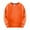 Orange, variant on EnJoCho Kids Coats Girls 3t Toddler Baby Boys Girls Crewneck Pullover Thicked Lined Sweatshirt Children's Solid Plush Babies Colorful Tops Coat Winter Warm Jacket Trendy Sports Outer Wear Coats