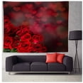thumbnail image 1 of Tapiz de pared con rosas rojas, 150 x 100 cm, fibra de poliéster, 1 of 1