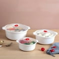 thumbnail image 2 of S/M/L Microwave Oven Special Box Steamed Dumpling Rice Container Heated Soup Pot Hot Steamed Buns With Lid Cooking Gadget, 2 of 9