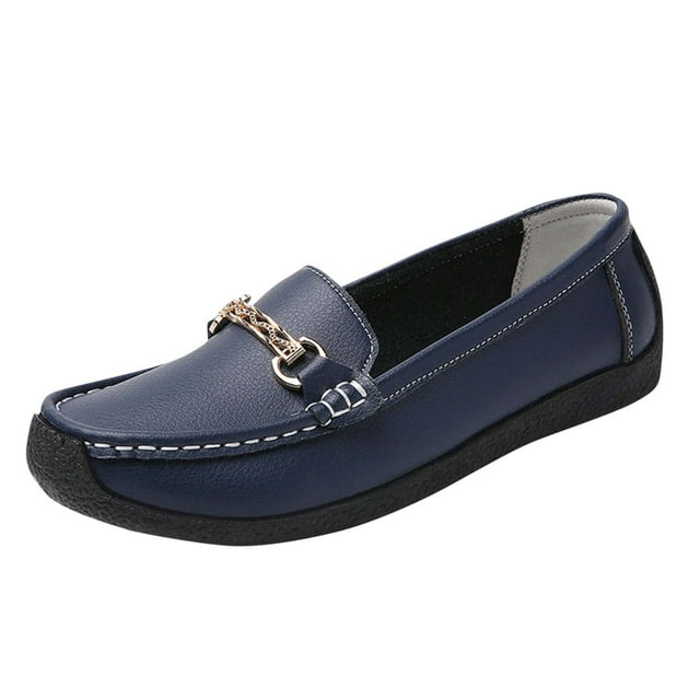 Womens Fashionable Casual Versatile Breathable Soft Sole Spring And Summer Comfortable Flat Loafers