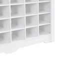 thumbnail image 4 of Modern Shoe Cabinet with Curved Base, 5 Tier Wood Freestanding Shoe Rack 24 Shoe Cubby Console Shoe Organizer, 4 of 8