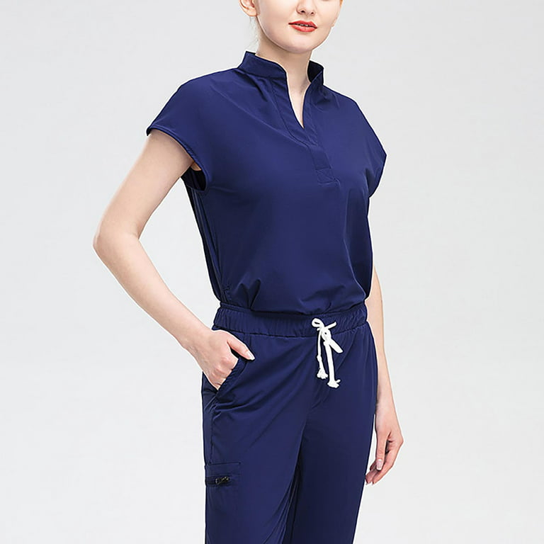 Plus Size Medical Scrubs 4 Way Stretch Nurse Uniform Nursing Jogger Set -  China Nurse Scrubs and Hospital Uniforms price