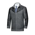 thumbnail image 1 of Ceisia Men's Thickened Hooded Sweater Jacket Zip Up Pockets Gift Long Sleeve Casual Outerwear, 1 of 7