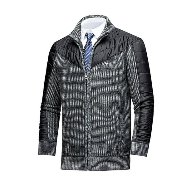 Ceisia Men's Thickened Hooded Sweater Jacket Zip Up Pockets Gift Long Sleeve Casual Outerwear