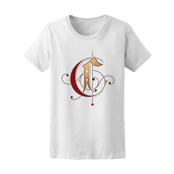 Gothic C Letter Women's Tee - Image by Shutterstock