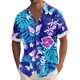 thumbnail image 1 of Hawaiian Shirt For Men, Men's Vintage Button Down Bowling Shirts Short Sleeve Summer Beach Shirt2XL, 1 of 5